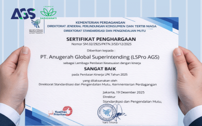 LSPro AGS Raih Penghargaan Kinerja “Sangat Baik” dari Kementerian Perdagangan